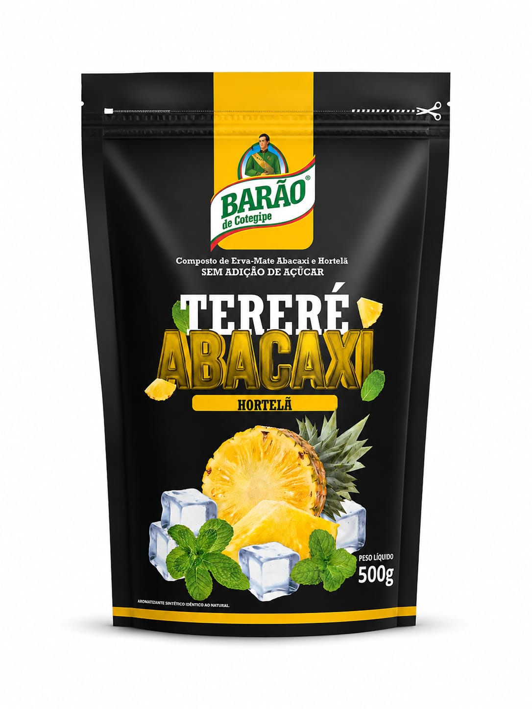 Barão Pineapple & Mint Tereré 500g – Refreshing Yerba Mate