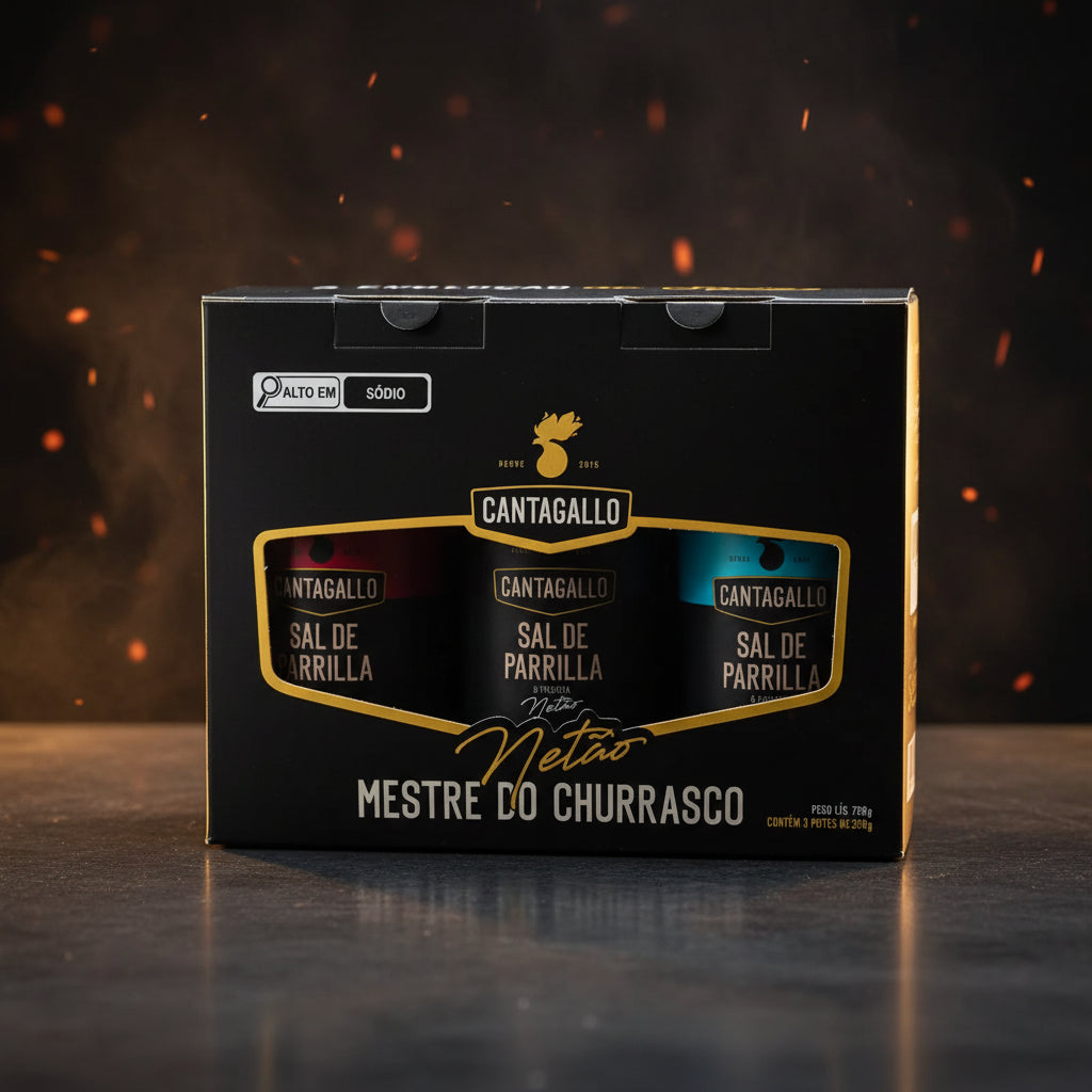 Kit Mestre do Churrasco CantaGallo by Netão