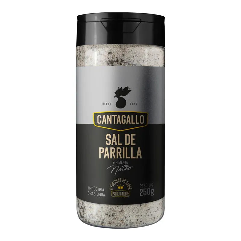 Sal de Parrilla e Pimenta CantaGallo by Netão 250g