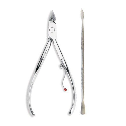 Alicate Mundial Professional Premium 778-E Cuticle Nipper Stainless Steel + Double Nail Spatula. - RocaBuy.com