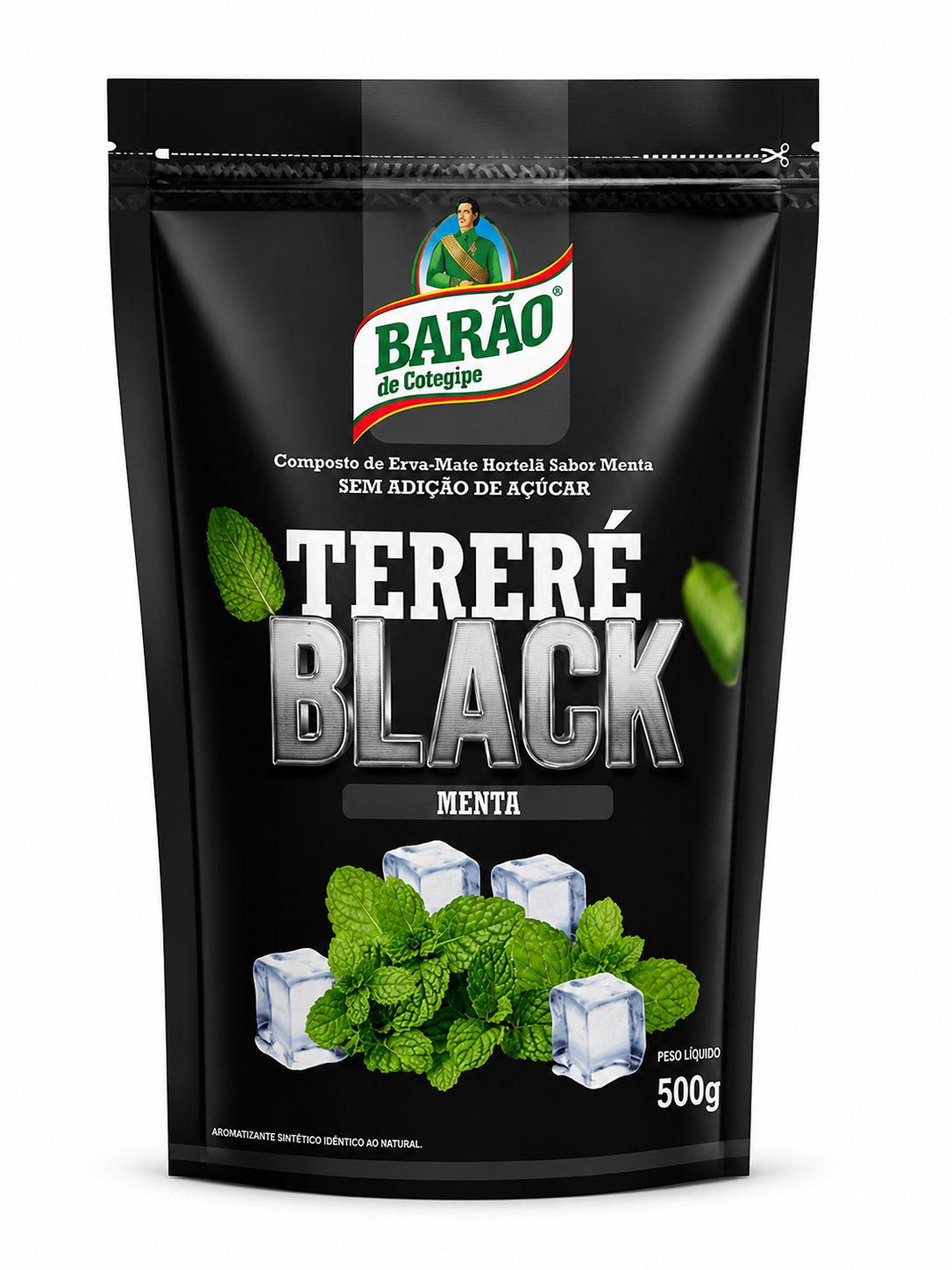 Barão Black Mint Tereré 500g – Refreshing Sugar Free Yerba Mate