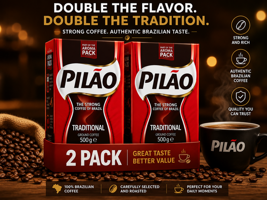 SUPER PROMOTION – PILÃO COFFEE 2 PACK ☕🇧🇷