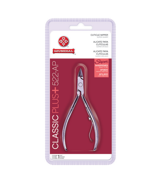 Cuticle Nipper Classic Plus+ 522-AP Alicate Cuticula - Mundial