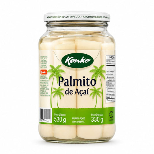 Kenko Açaí Palm Hearts – Premium Quality, Ready to Eat (530g)