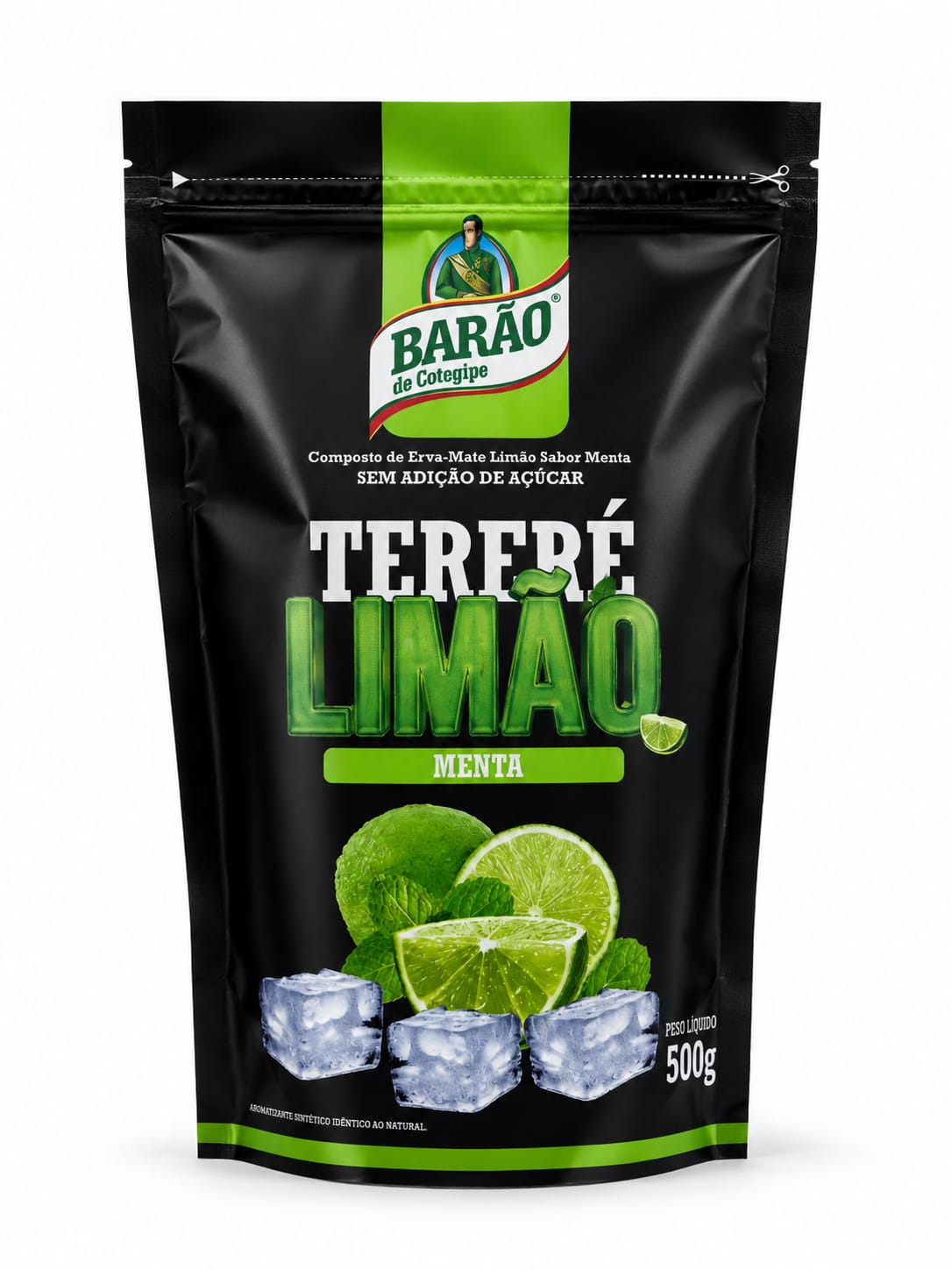 Barão Lime & Mint Tereré 500g – Sugar Free Yerba Mate Drink