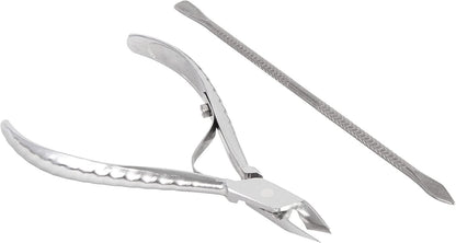 Alicate Mundial Professional Premium 778-E Cuticle Nipper Stainless Steel + Double Nail Spatula. - RocaBuy.com