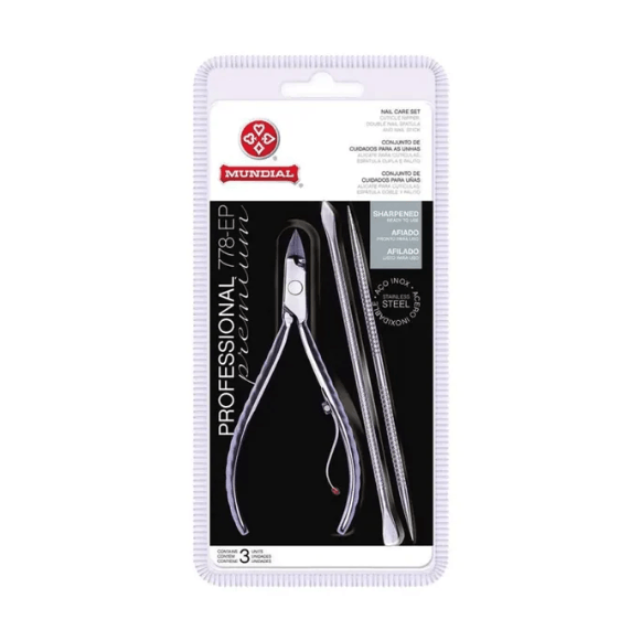 Alicate Mundial Professional Cuticle Nippers Stainless 778 EP - RocaBuy.com