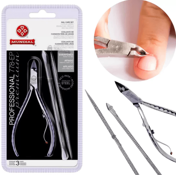 Alicate Mundial Professional Cuticle Nippers Stainless 778 EP - RocaBuy.com