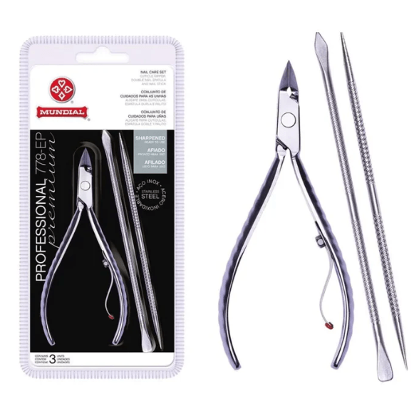 Alicate Mundial Professional Cuticle Nippers Stainless 778 EP - RocaBuy.com